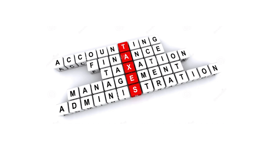 taxes-accounting-finance-taxation-management-administration-white-background-taxes-accounting-finance-taxation-management-162559611